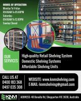Adjustable shelving system Albury | KNM Shelving image 1